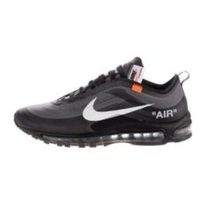 OFF-WHITE X NIKE x Air Max 97 'Black' Athletic Sneakers